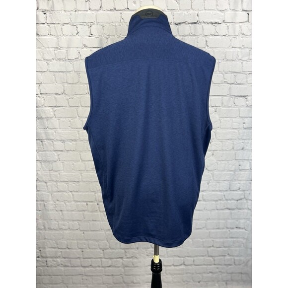 Vineyard Vines On The Go Shep Vest Men XL 92%Polyester 8%Spandex Blue, Pockets - Picture 9 of 13